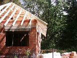 Dachstuhl aus Konstruktionsvollholz